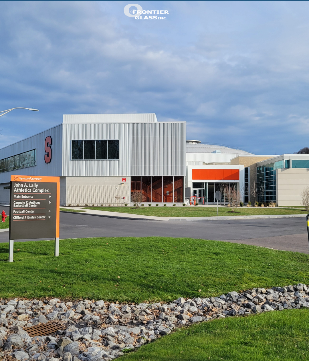John A.Lally Athletics Complex! – Frontier Glass